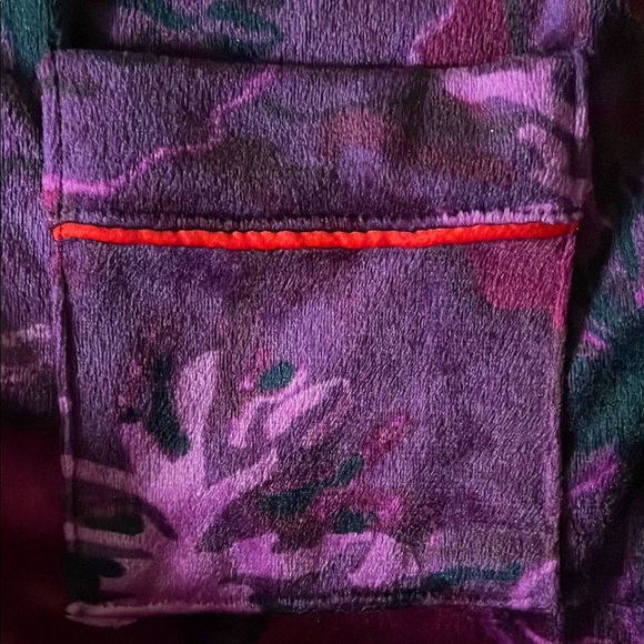 DKNY Floral Velvet Jacket - Burgundy. New without tag. - Picture 5 of 11